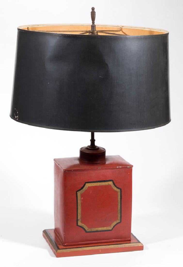 TOLEWARE TABLE LAMP (1 of 2)