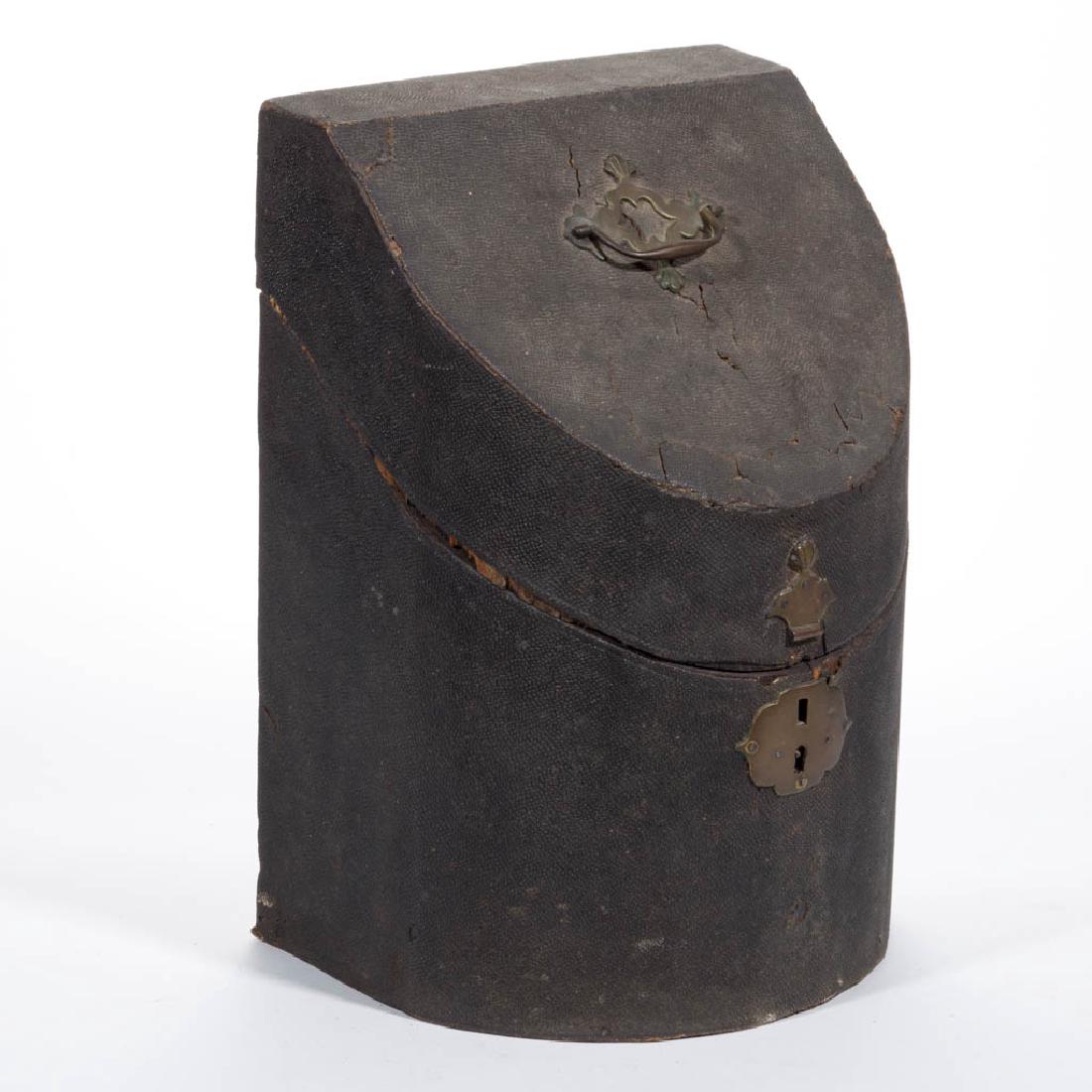 GEORGIAN SHAGREEN CUTLERY / KNIFE BOX (1 of 3)