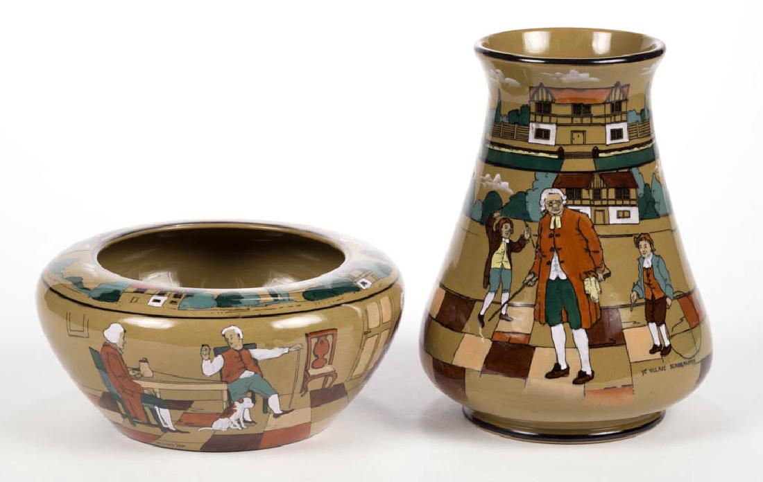 BUFFALO POTTERY DELDARE ARTICLES, LOT OF TWO (1 of 1)