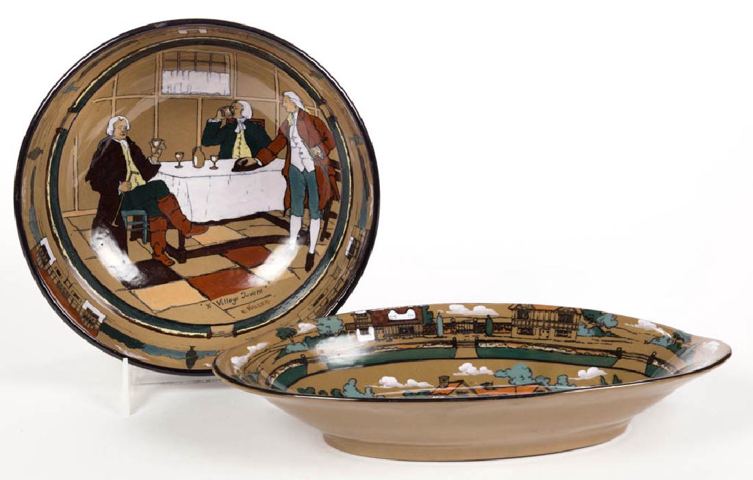 BUFFALO POTTERY DELDARE ARTICLES, LOT OF TWO (1 of 2)