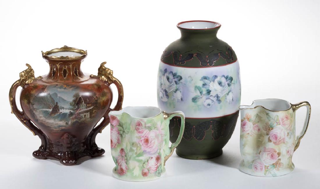 GERMAN ROYAL BAYREUTH PORCELAIN ARTICLES, LOT OF FOUR (1 of 1)