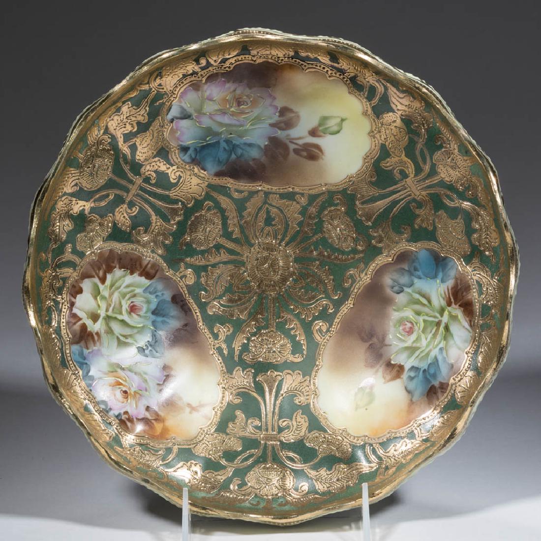 NIPPON PORCELAIN ROSE BOWL (1 of 3)