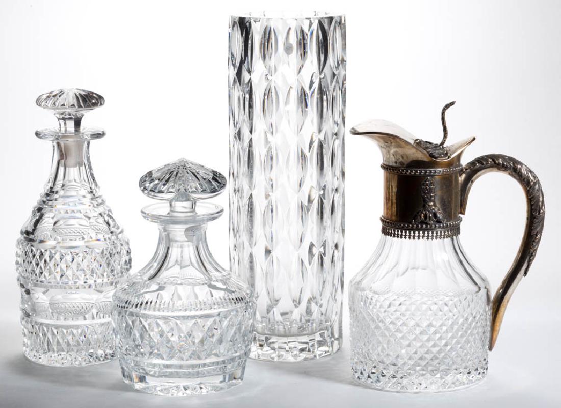 ASSORTED MODERN CUT ARTICLES, LOT OF FOUR (1 of 1)