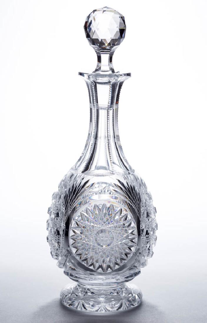 L. STRAUS & SONS "COLUMBUS" BRILLIANT CUT GLASS (1 of 1)