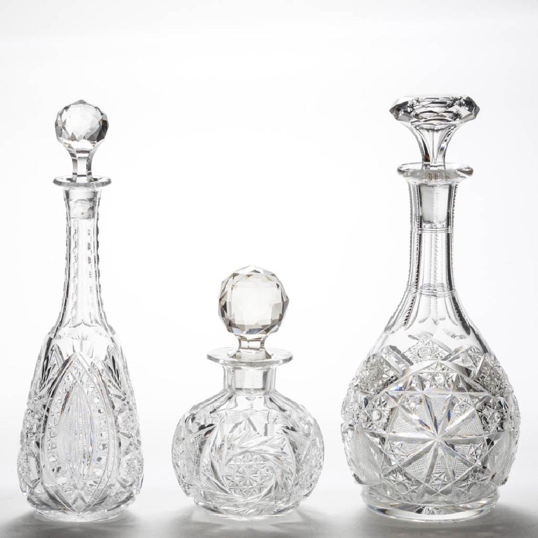AMERICAN BRILLIANT CUT GLASS DECANTER (1 of 1)