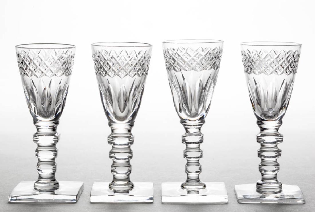 HAWKES TRIPLE-RING STEM CORDIALS, NEAR SET OF FOUR (1 of 1)
