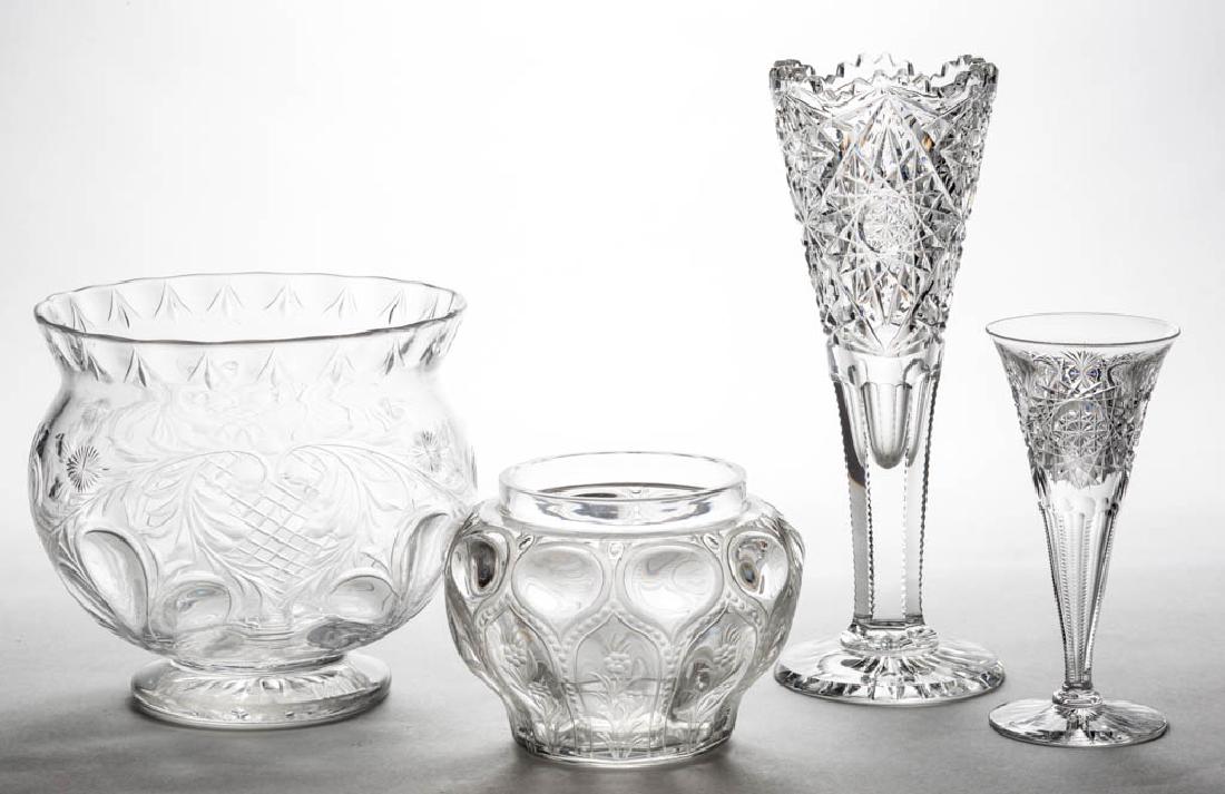 ASSORTED AMERICAN BRILLIANT CUT AND ENGRAVED GLASS (1 of 1)