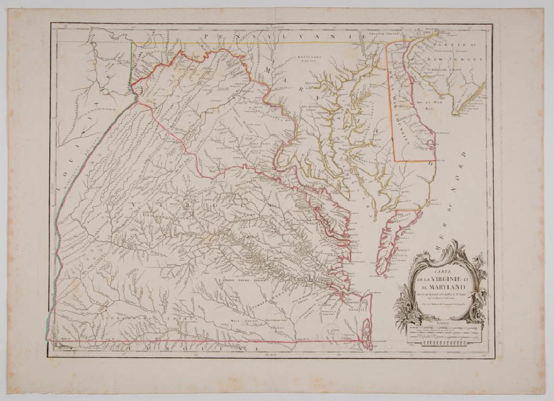 DIDIER ROBERT DE VAUGONDY (FRENCH, 1723-1786) MAP OF (1 of 6)