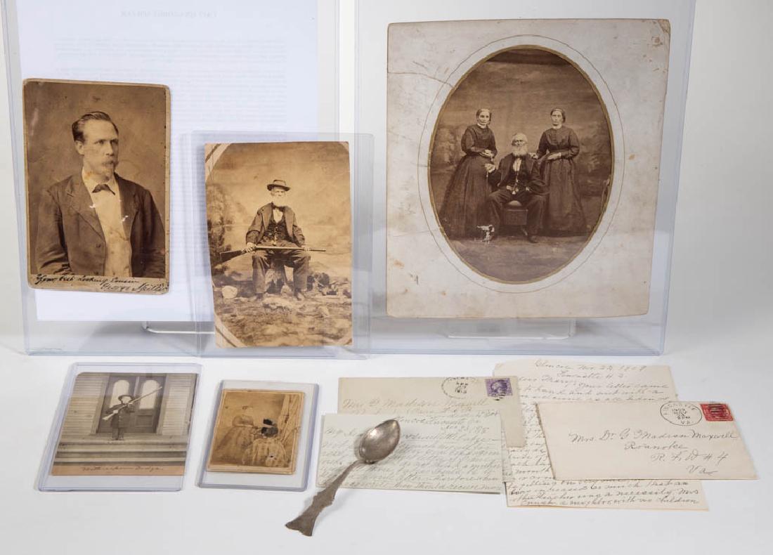 SPILLER FAMILY OF VIRGINIA EPHEMERA ARTICLES, LOT OF (1 of 1)