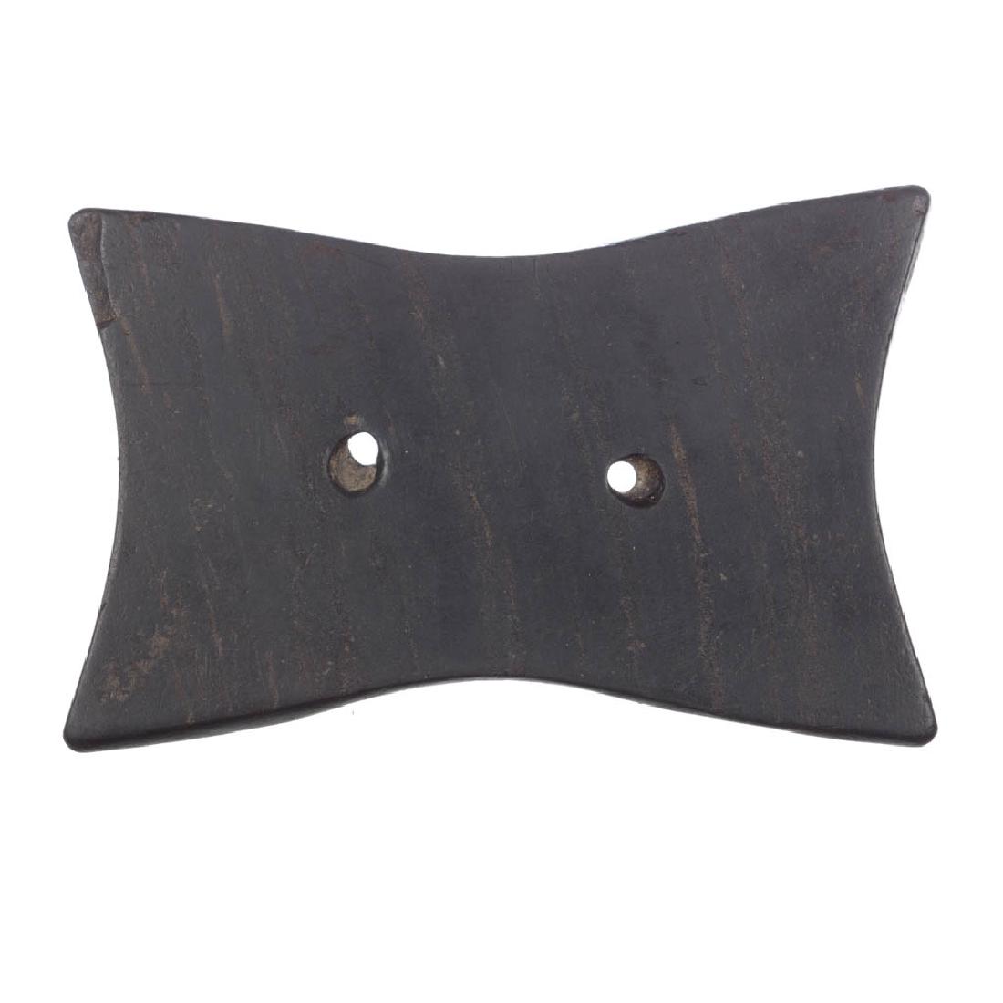 NATIVE AMERICAN STONE GORGET (1 of 2)