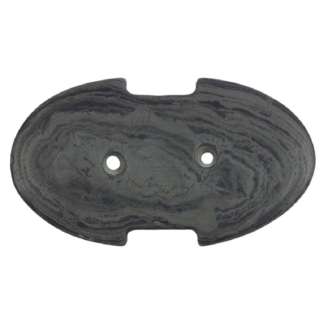 NATIVE AMERICAN STONE GORGET (1 of 2)