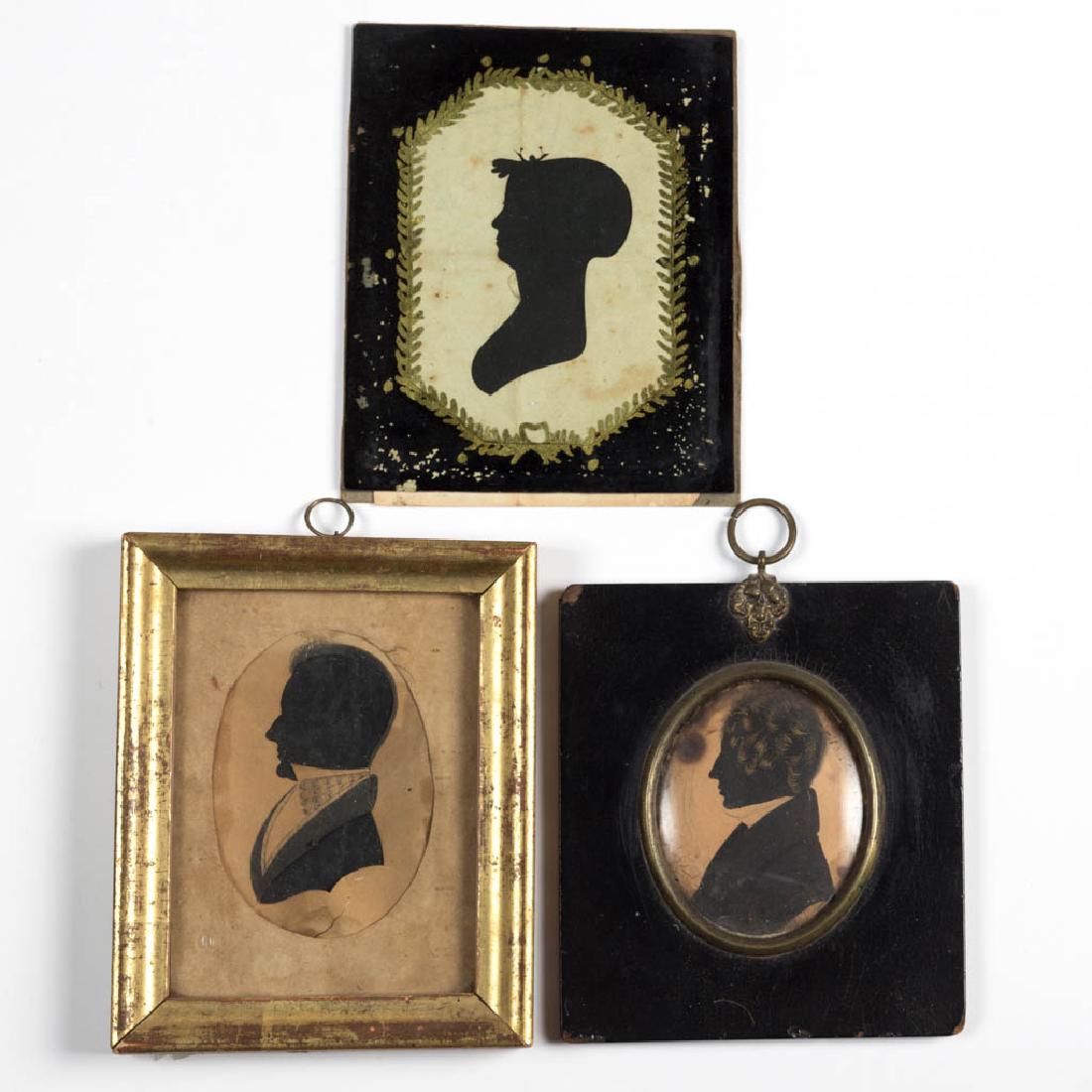 AMERICAN SILHOUETTES, LOT OF THREE (1 of 1)