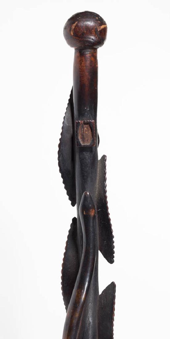 AMERICAN CARVED FOLK ART CANE (1 of 4)