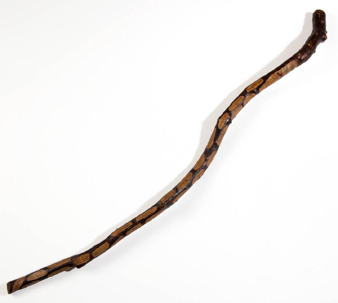 BOY SCOUTS OF AMERICA CARVED ROOT SOUVENIR CANE / (1 of 4)