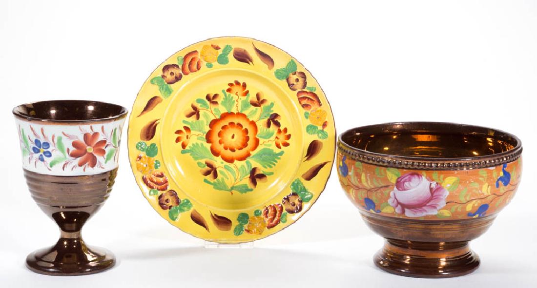 ENGLISH COPPER LUSTRE / HAND-PAINTED CERAMIC ARTICLES, (1 of 1)