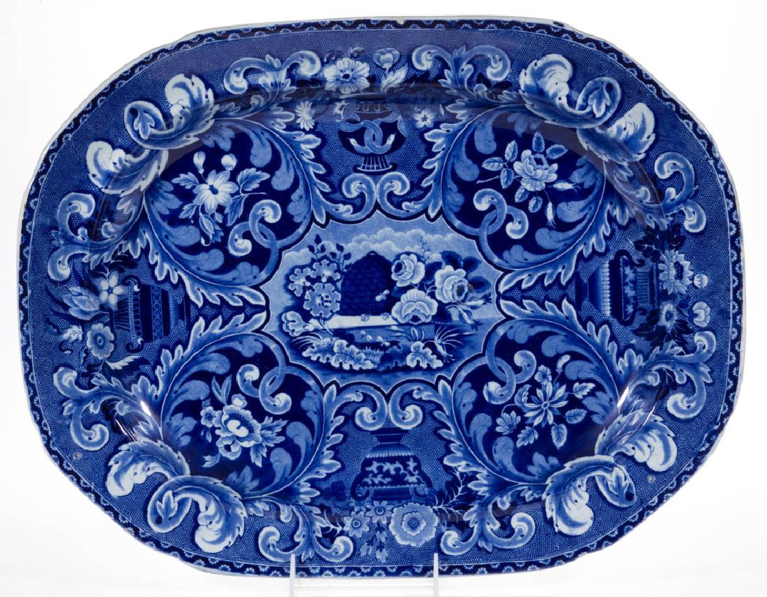 ENGLISH TRANSFER-PRINTED CERAMIC PLATTER (1 of 1)