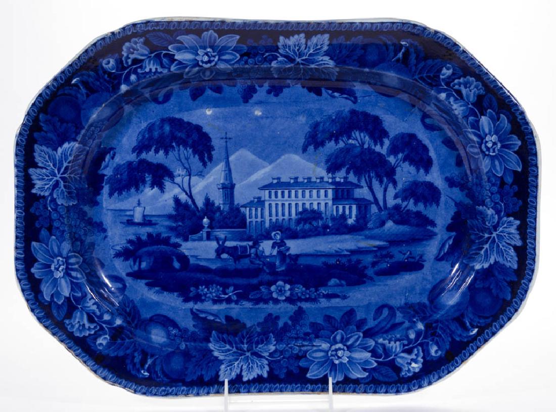 ENGLISH TRANSFER-PRINTED CERAMIC PLATTER (1 of 1)