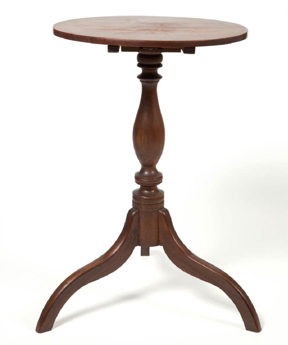 VIRGINIA WALNUT TILT-TOP CANDLESTAND (1 of 3)