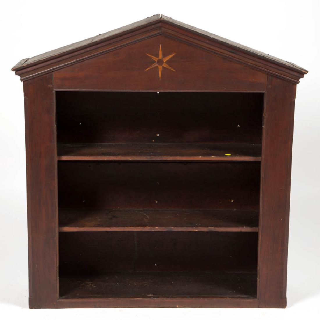 SOUTHERN INLAID CHERRY CUPBOARD TOP (1 of 4)