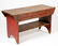MID-ATLANTIC PAINTED PINE AND OAK BUCKET BUCKET BENCH