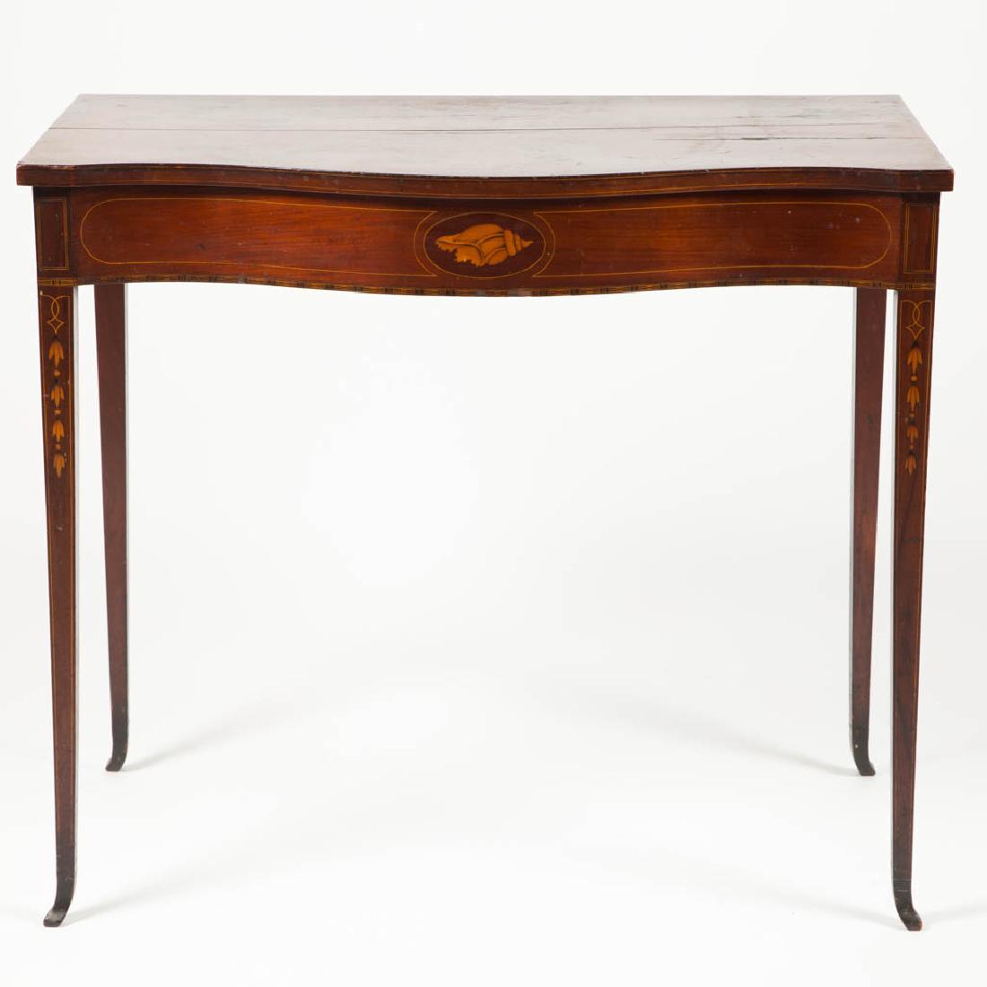 BALTIMORE FEDERAL-STYLE INLAID MAHOGANY SERVING TABLE (1 of 8)