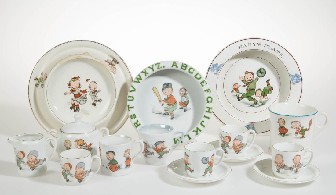 ASSORTED CHILDREN'S TOY CERAMIC ARTICLES, LOT OF 15 (1 of 1)