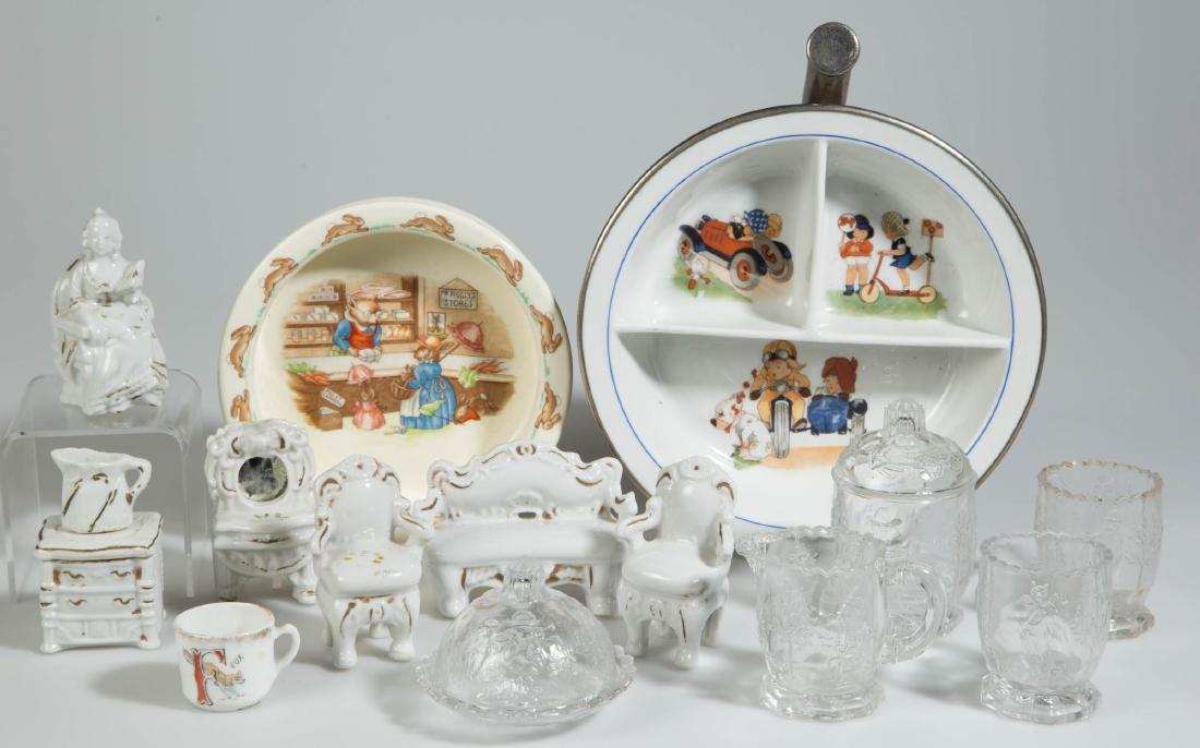 ASSORTED CHILDREN'S TOY CERAMIC / GLASS ARTICLES, LOT (1 of 1)