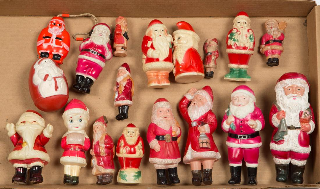 VINTAGE CELLULOID FIGURAL CHRISTMAS ORNAMENTS / TOYS, (1 of 1)