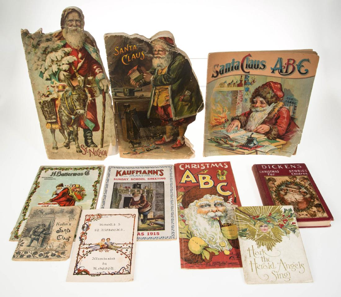 VINTAGE CHILDREN'S CHRISTMAS VOLUMES, LOT OF TEN (1 of 1)