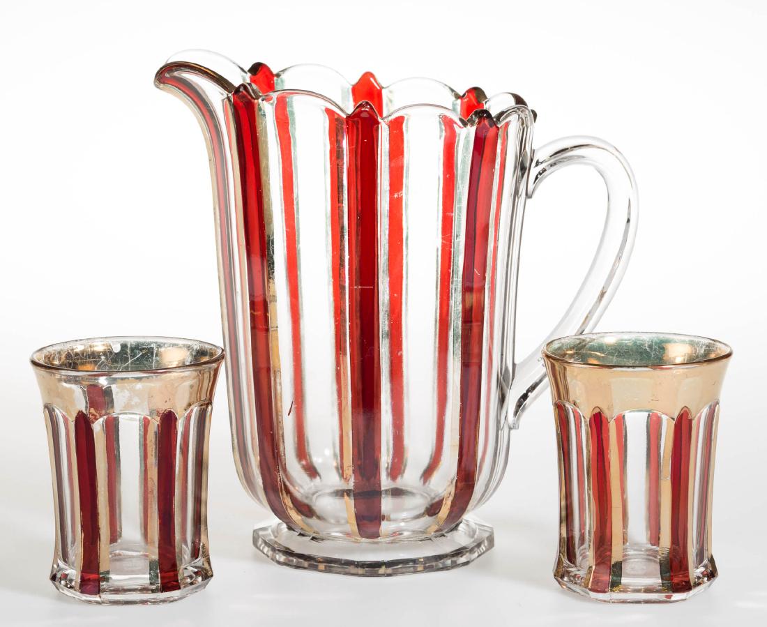 CO-OP NO. 369 / COLONIAL - RUBY-STAINED THREE-PIECE (1 of 1)