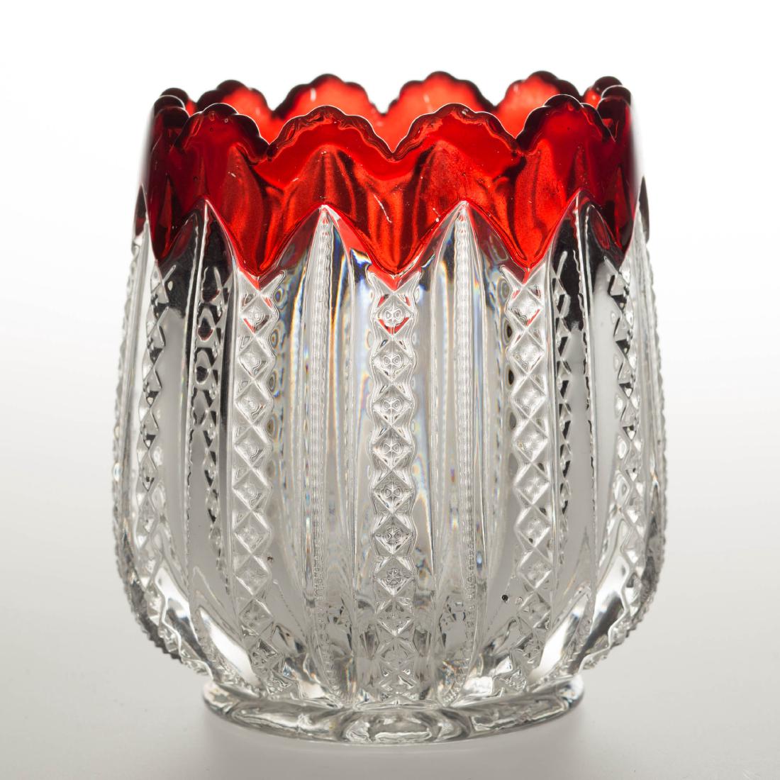 DUNCAN NO. 42 / EMPIRE - RUBY-STAINED SPOONER (1 of 1)