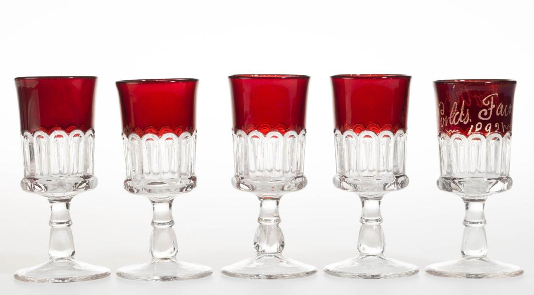 NAIL - RUBY-STAINED WINES, LOT OF FIVE (1 of 1)