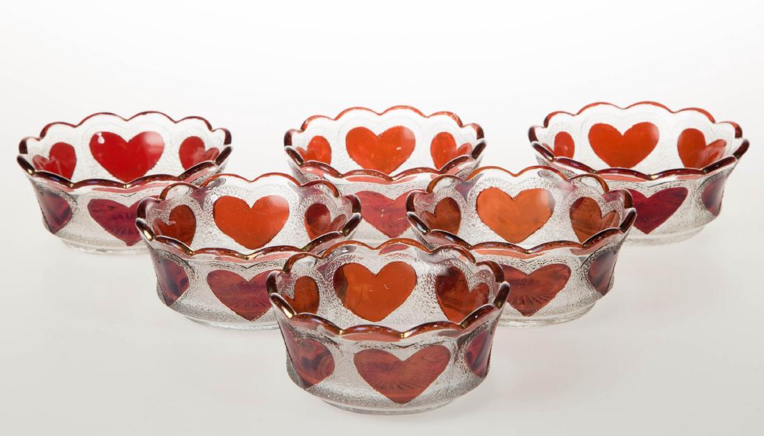 NEW MARTINSVILLE NO. 724 / HEART IN SAND - RUBY-STAINED (1 of 1)