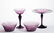 DURAND RIBBED-OPTIC ART GLASS ARTICLES, LOT OF TWO