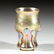 TIFFANY FAVRILE WITH LILY PADS ART GLASS TOOTHPICK