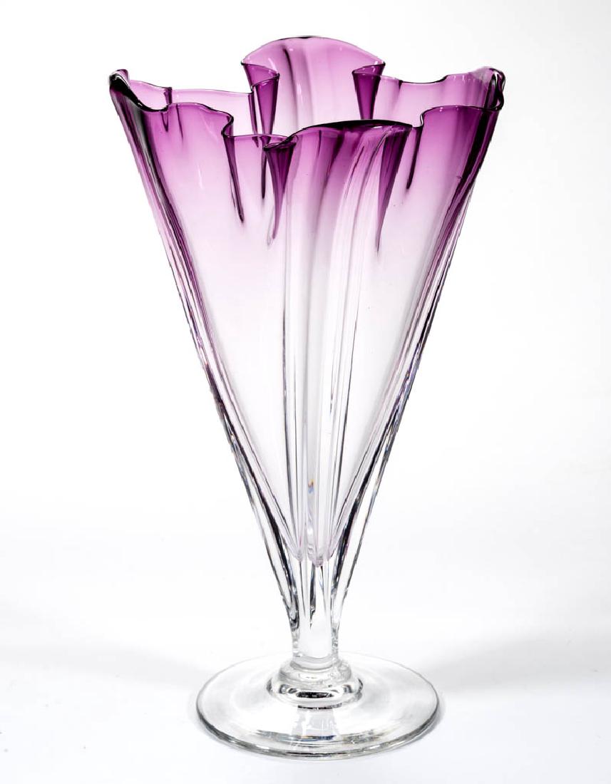 STEUBEN GROTESQUE FOOTED VASE (1 of 1)