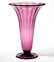 STEUBEN RIBBED-OPTIC ART GLASS TRUMPET VASE