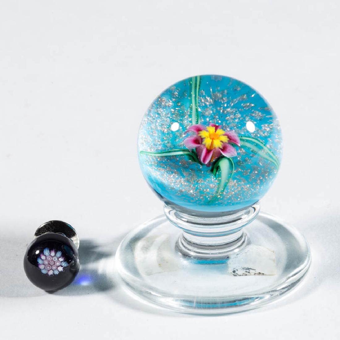 CHARLES KAZIUN STUDIO ART GLASS MINIATURE PAPERWEIGHTS, (1 of 1)