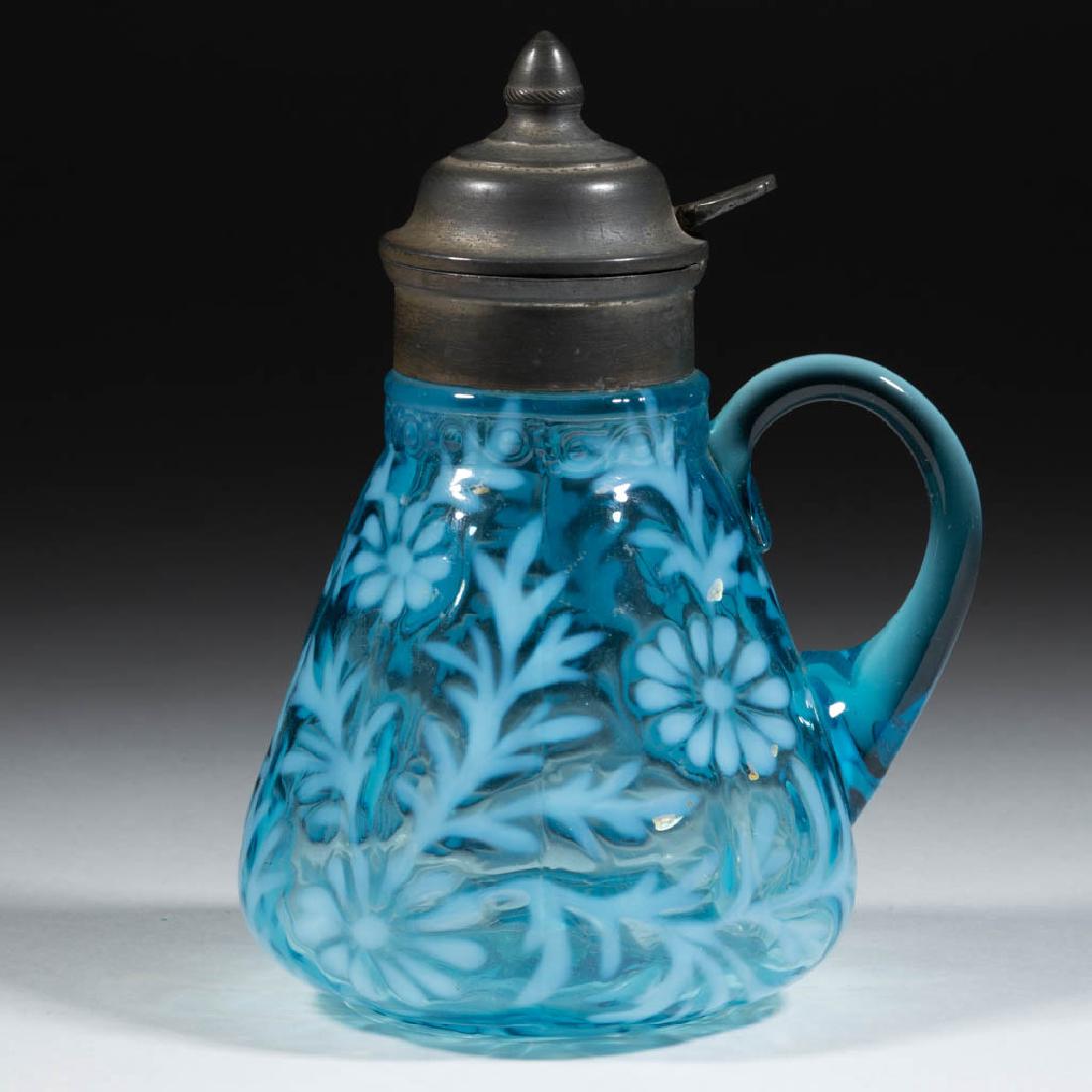 DAISY AND FERN - W. VA OPTIC MOLD SYRUP PITCHER (1 of 1)