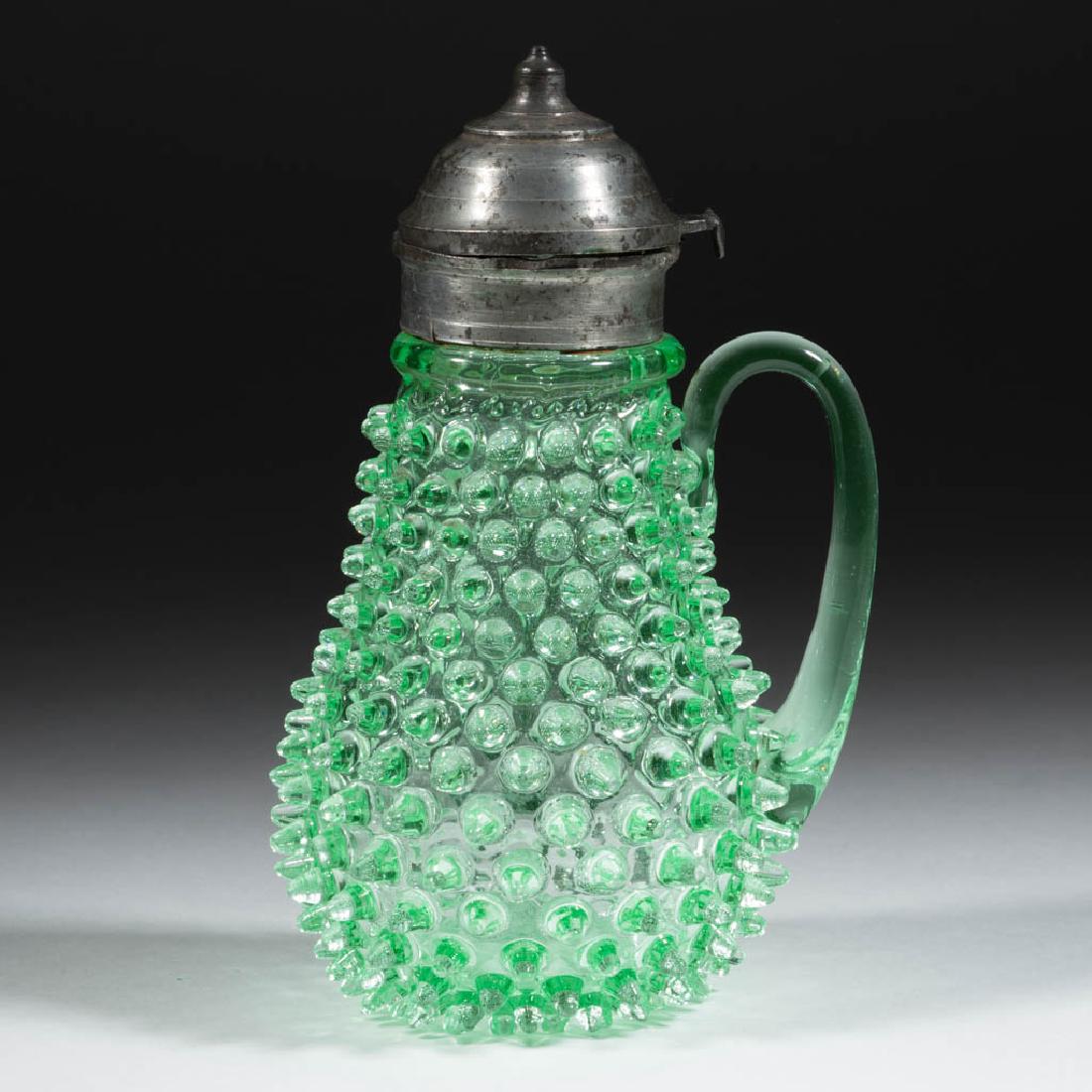 HOBBS' NO. 323 DEW DROP / HOBNAIL SYRUP PITCHER (1 of 1)