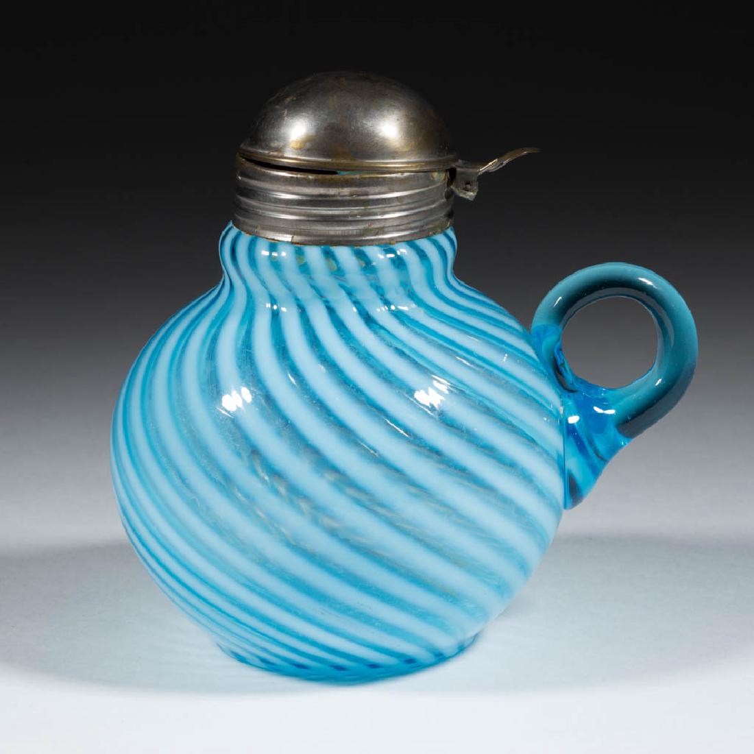 HOBBS' NO. 325 / OPAL SWIRL SYRUP PITCHER (1 of 1)