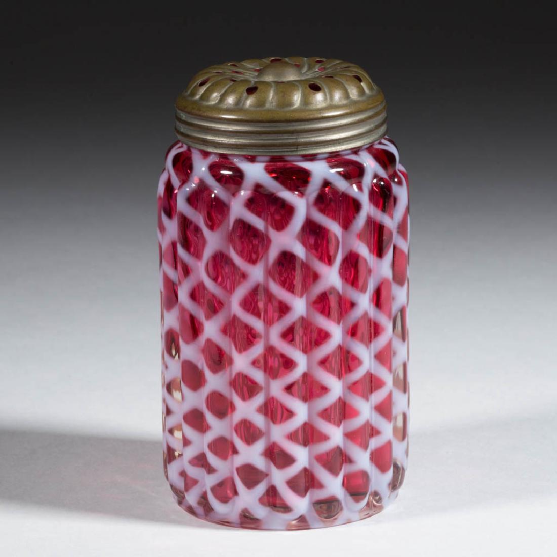 RIBBED OPAL LATTICE SUGAR SHAKER (1 of 1)