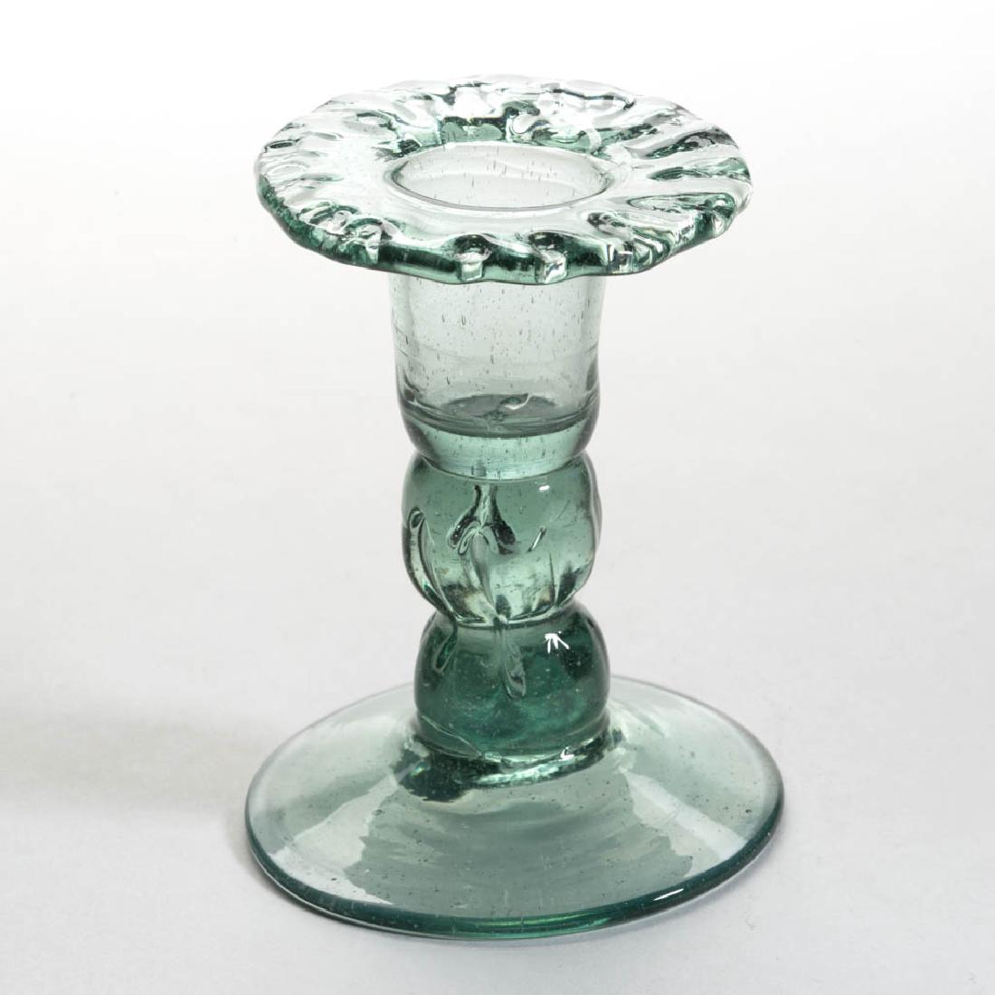 FREE-BLOWN DIMINUTIVE CANDLESTICK (1 of 2)