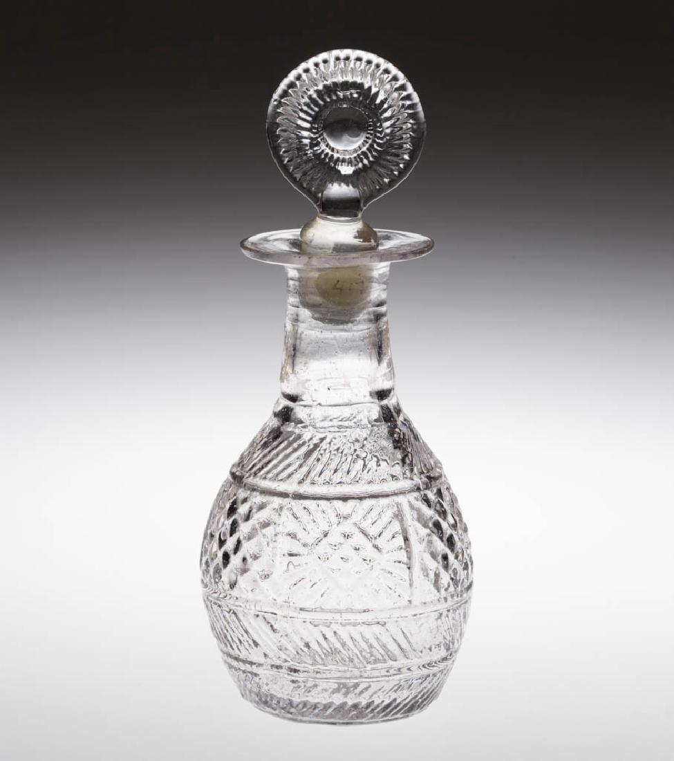 BLOWN-MOLDED GIII-21 QUARTER-PINT DECANTER (1 of 1)
