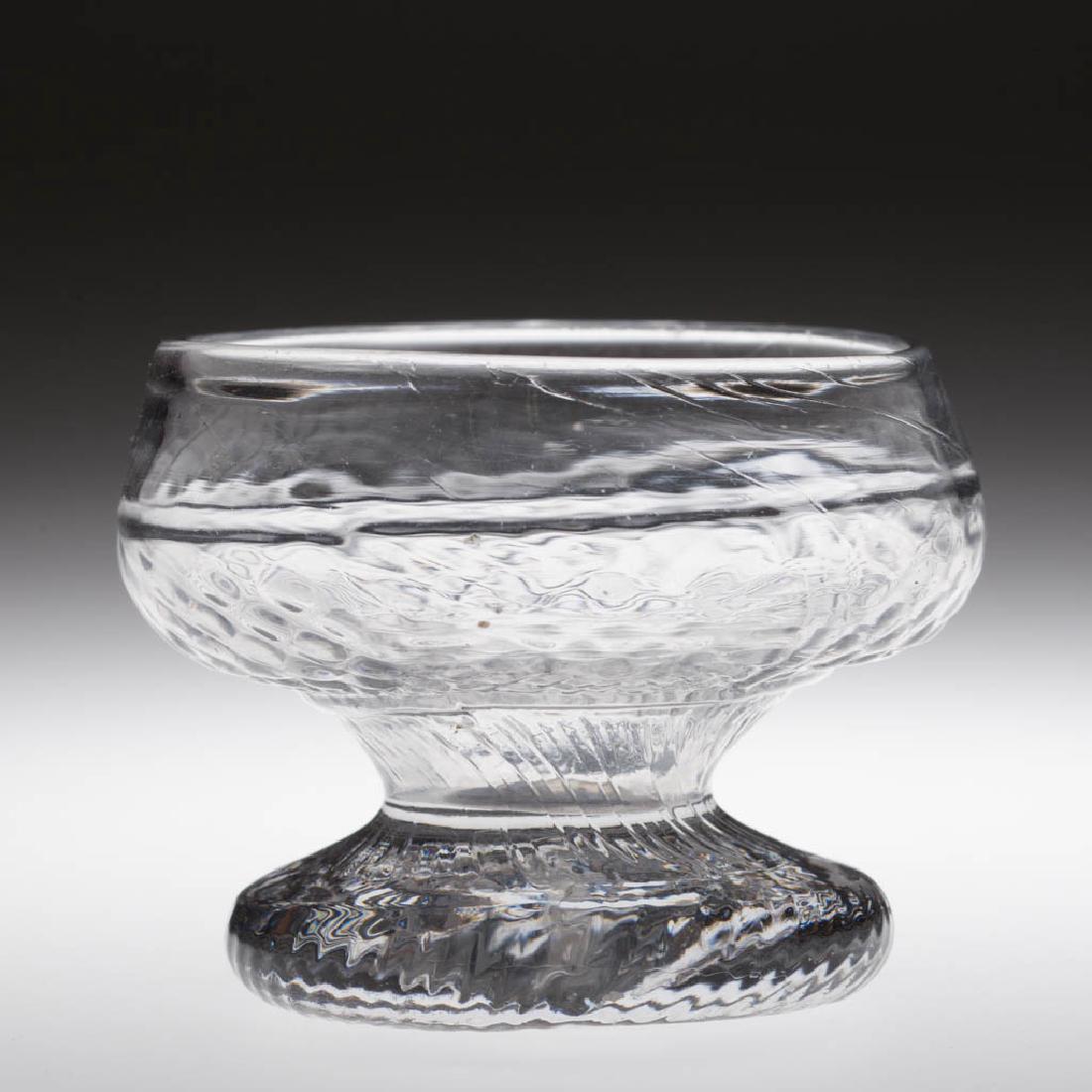 BLOWN-MOLDED GIII-21 FOOTED OPEN SALT (1 of 1)