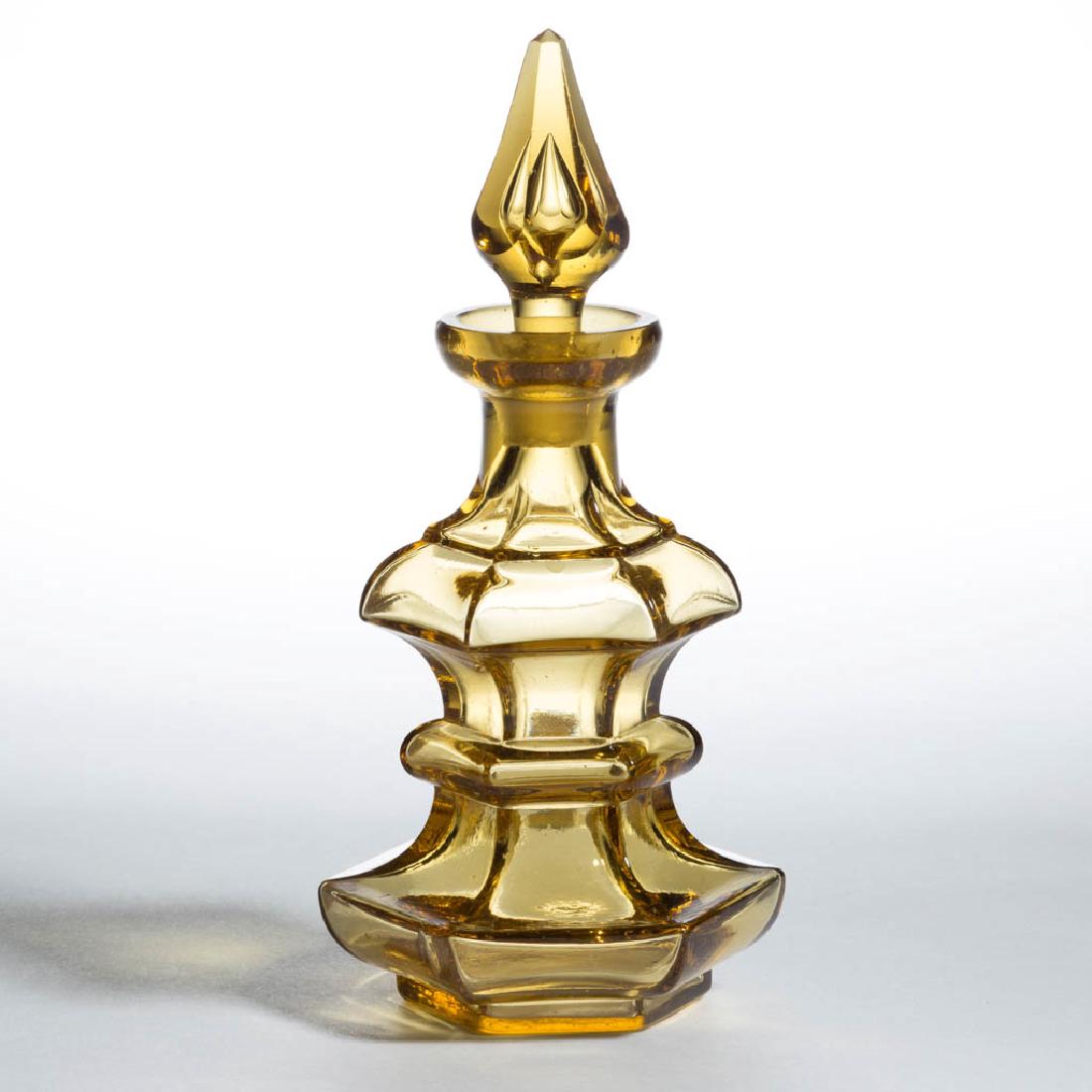 BLOWN-MOLDED WAISTED SIX-PANEL COLOGNE BOTTLE (1 of 1)