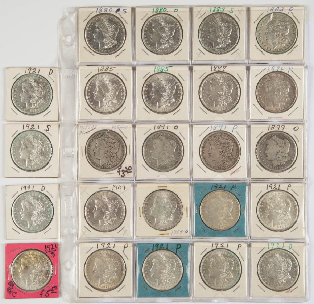 ASSORTED UNITED STATES SILVER MORGAN DOLLAR COINS, LOT (1 of 1)