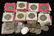 UNITED STATES SILVER FRANKLIN HALF DOLLAR COINS, LOT OF