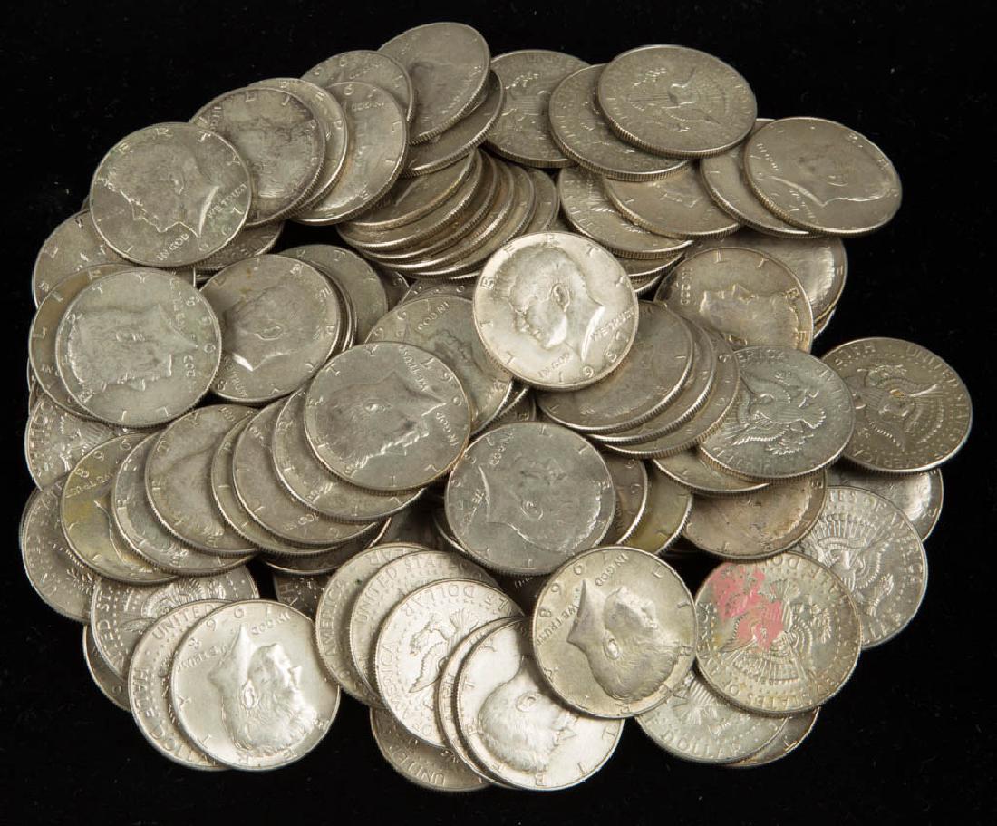 UNITED STATES SILVER-CLAD KENNEDY HALF DOLLAR COINS, (1 of 1)