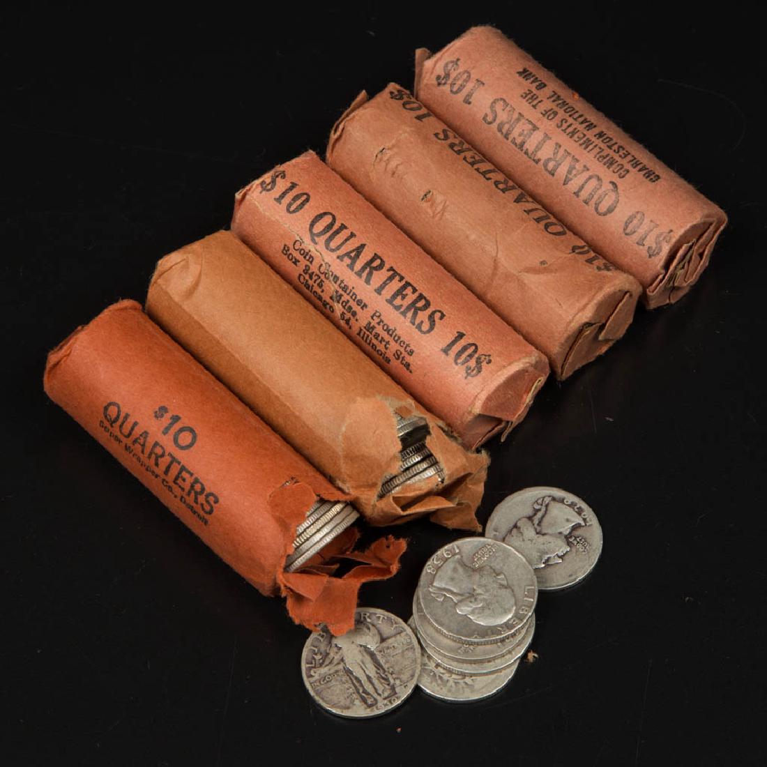 UNITED STATES SILVER WASHINGTON 25C COINS (1 of 1)